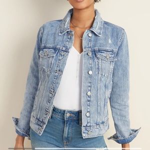 Old Navy Distressed Denim Jacket